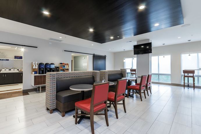 Imagen del bar/restaurante del Hotel Holiday Inn Express and Suites - South Bend Casino. Foto 2