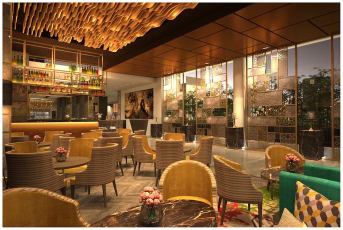 Imagen del bar/restaurante del Hotel Holiday Inn Gurugram Sector 90, an IHG. Foto 3
