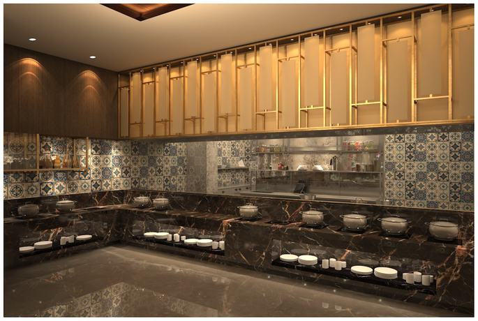 Imagen del bar/restaurante del Hotel Holiday Inn Gurugram Sector 90, an IHG. Foto 4