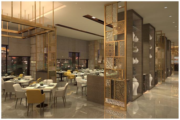 Imagen del bar/restaurante del Hotel Holiday Inn Gurugram Sector 90, an IHG. Foto 8