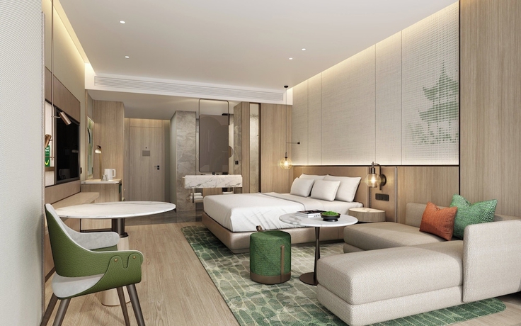 Imagen de la habitación del Hotel Holiday Inn Jinan Thousand Buddha Mountain By Ihg. Foto 11