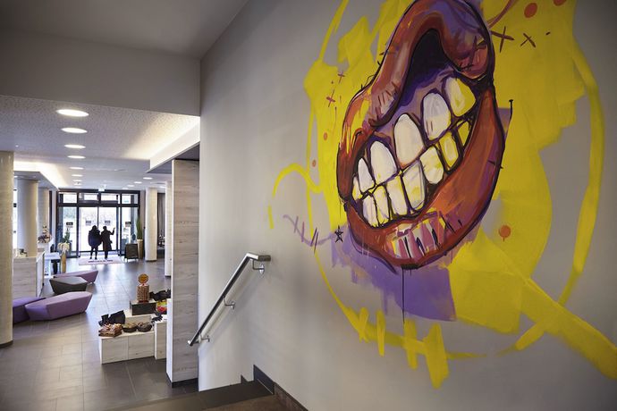 Imagen del bar/restaurante del Hotel Holiday Inn - The Niu, Air Frankfurt Messe, An Ihg. Foto 5