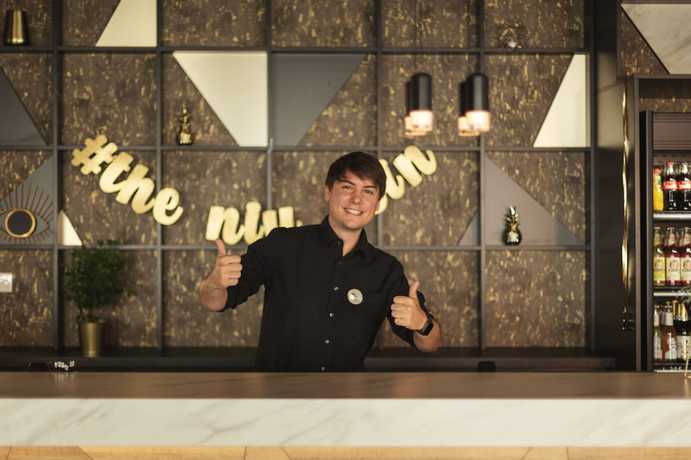 Imagen de los interiores del Hotel Holiday Inn - The Niu Coin Frankfurt Ostend, An Ihg. Foto 17