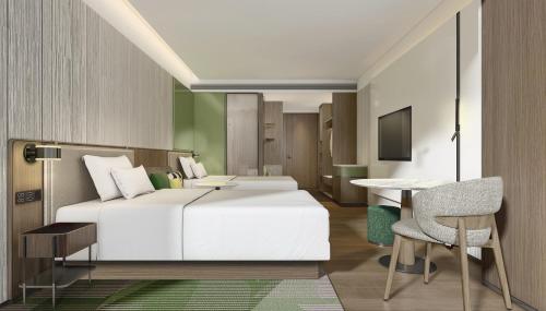 Imagen de la habitación del Hotel Holiday Inn Wuhan Houguan Lake, an IHG. Foto 17