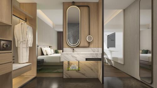 Imagen de la habitación del Hotel Holiday Inn Wuhan Houguan Lake, an IHG. Foto 19