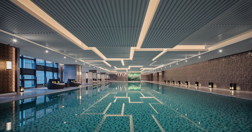 Imagen de la piscina del Hotel Holiday Inn and Suites Kunshan Huaqiao, an IHG. Foto 20