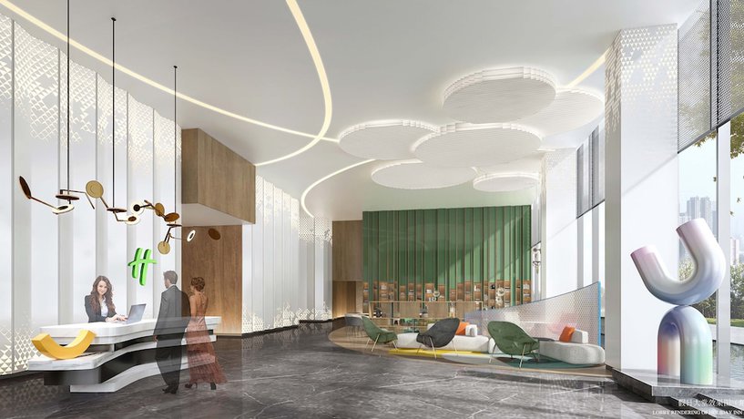 Imagen de los interiores del Hotel Holiday Inn and Suites Qingdao Jinshui, an IHG. Foto 19