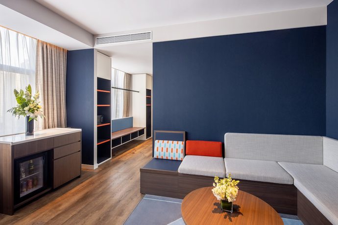 Imagen de la habitación del Hotel Holiday Inn and Suites Qingdao Jinshui, an IHG. Foto 9