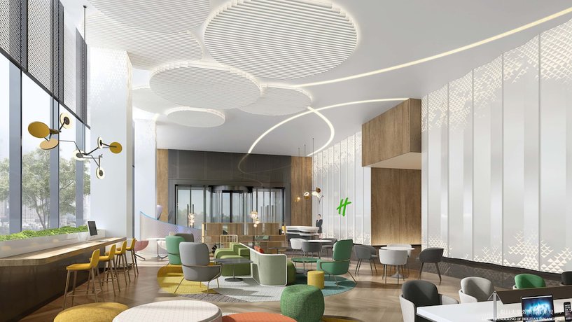 Imagen de los interiores del Hotel Holiday Inn and Suites Qingdao Jinshui, an IHG. Foto 20