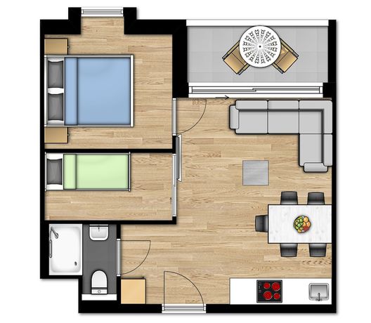 Imagen de la habitación del Hotel Holiday Suites Jabbeke. Foto 12