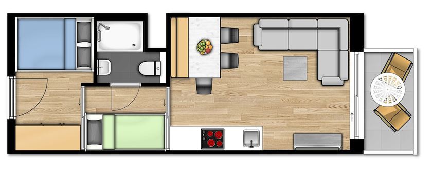 Imagen de la habitación del Hotel Holiday Suites Jabbeke. Foto 19
