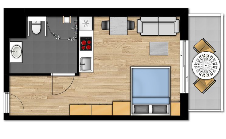 Imagen de la habitación del Hotel Holiday Suites Nieuwpoort. Foto 17
