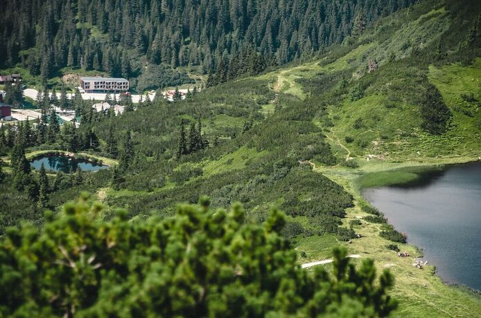 Imagen general del Hotel Holzboxen Planneralm, Irdning-Donnersbachtal. Foto 12