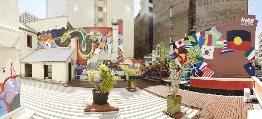 Imagen de los exteriores del Hotel Home Backpackers, Sydney. Foto 11