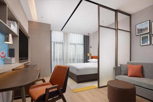 Imagen de la habitación del Hotel Home2 Suite by Hilton Changsha Ningxiang. Foto 14
