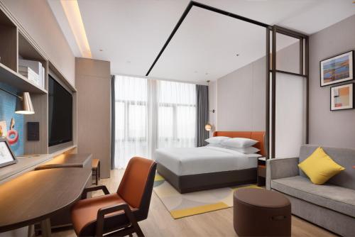 Imagen de la habitación del Hotel Home2 Suite by Hilton Changsha Ningxiang. Foto 15