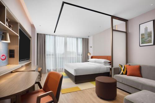 Imagen de la habitación del Hotel Home2 Suite by Hilton Guangzhou Conghua. Foto 12