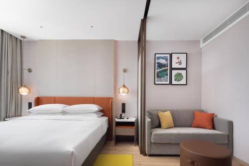 Imagen de la habitación del Hotel Home2 Suite by Hilton Guangzhou Conghua. Foto 19