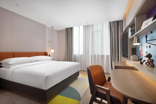 Imagen de la habitación del Hotel Home2 Suite by Hilton Hangzhou Qianjiang New Town. Foto 4