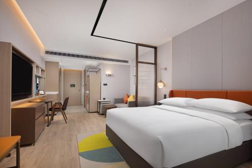 Imagen de la habitación del Hotel Home2 Suite by Hilton Hangzhou Qianjiang New Town. Foto 13