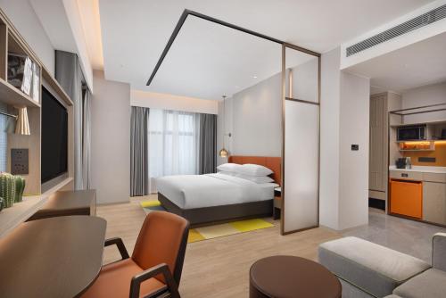Imagen de la habitación del Hotel Home2 Suite by Hilton Hengyang Xidu. Foto 17