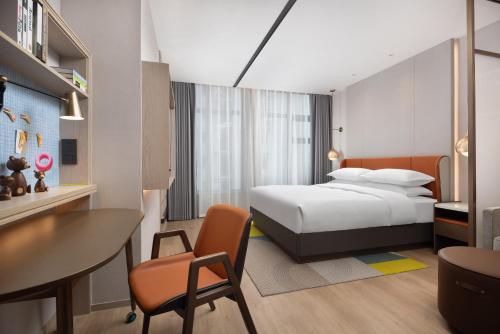 Imagen de la habitación del Hotel Home2 Suite by Hilton Hengyang Xidu. Foto 18