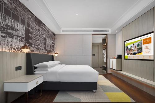 Imagen de la habitación del Hotel Home2 Suite by Hilton Quanzhou Anxi. Foto 10