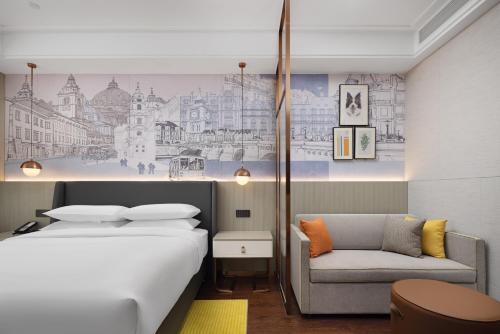 Imagen de la habitación del Hotel Home2 Suite by Hilton Quanzhou Anxi. Foto 13