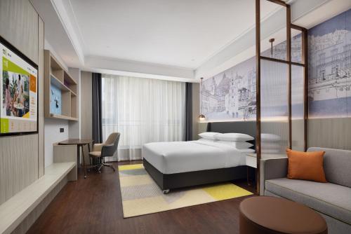 Imagen de la habitación del Hotel Home2 Suite by Hilton Quanzhou Anxi. Foto 17