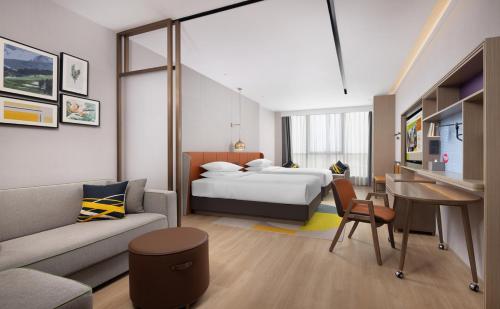 Imagen de la habitación del Hotel Home2 Suite by Hilton Xinjiang Kashgar. Foto 20