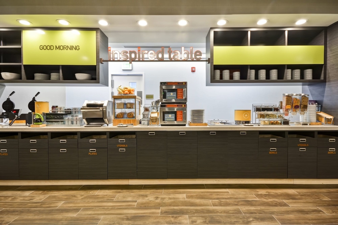 Imagen del bar/restaurante del Hotel Home2 Suites By Hilton Evansville. Foto 1