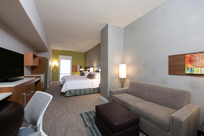 Imagen de la habitación del Hotel Home2 Suites By Hilton Indianapolis Downtown. Foto 2