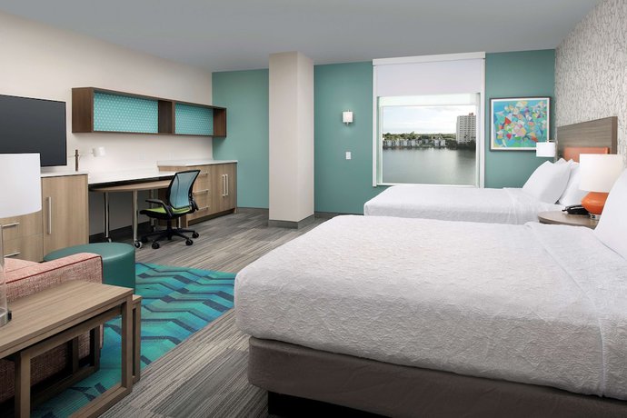 Imagen de la habitación del Hotel Home2 Suites By Hilton Miami Airport South Blue Lagoon. Foto 2