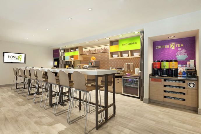 Imagen del bar/restaurante del Hotel Home2 Suites By Hilton Salt Lake City East. Foto 3
