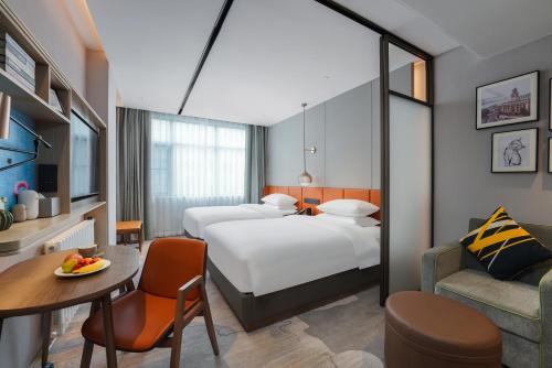 Imagen de la habitación del Hotel Home2 Suites By Hilton Wuhan Hankou Railway Station. Foto 11