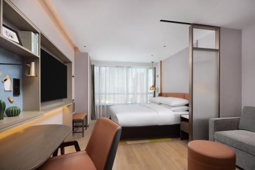 Imagen de la habitación del Hotel Home2 Suites by Hilton Beijing West Station. Foto 9