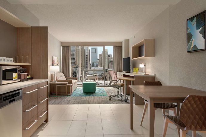 Imagen de la habitación del Hotel Home2 Suites by Hilton Chicago River North. Foto 3