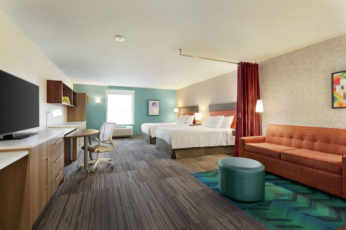 Imagen de la habitación del Hotel Home2 Suites by Hilton Portland Airport OR. Foto 2