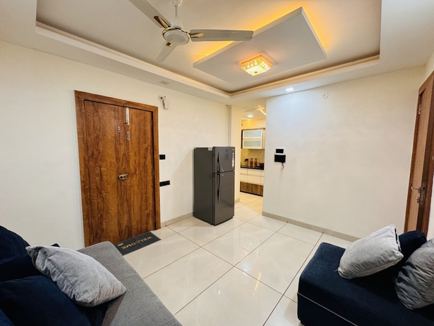 Imagen de los interiores del Hotel HomeEscape Luxe 2BHK Penthouse Near LIG. Foto 14