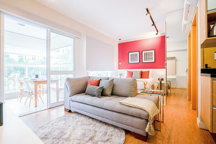 Imagen de la habitación del Hotel Homelike Pinheiros - Apartamentos em Pinheiros a uma quadra da Faria Lima. Foto 14