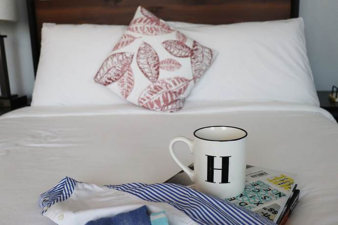 Imagen de la habitación del Hotel Hometel Suites - Los Angeles (Koreatown). Foto 5