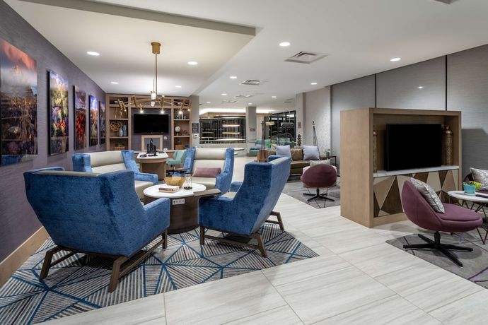 Imagen de los interiores del Hotel Homewood Suites By Hilton Albuquerque Downtown. Foto 15