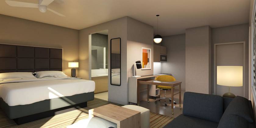 Imagen de la habitación del Hotel Homewood Suites by Hilton Belmont. Foto 4