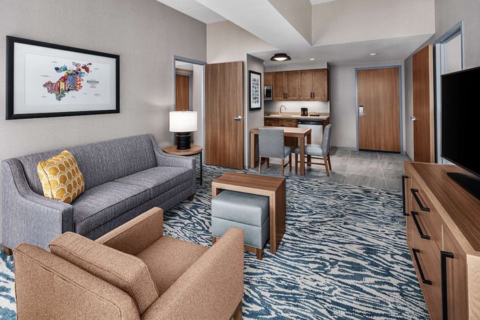 Imagen de la habitación del Hotel Homewood Suites by Hilton Boston Woburn. Foto 15