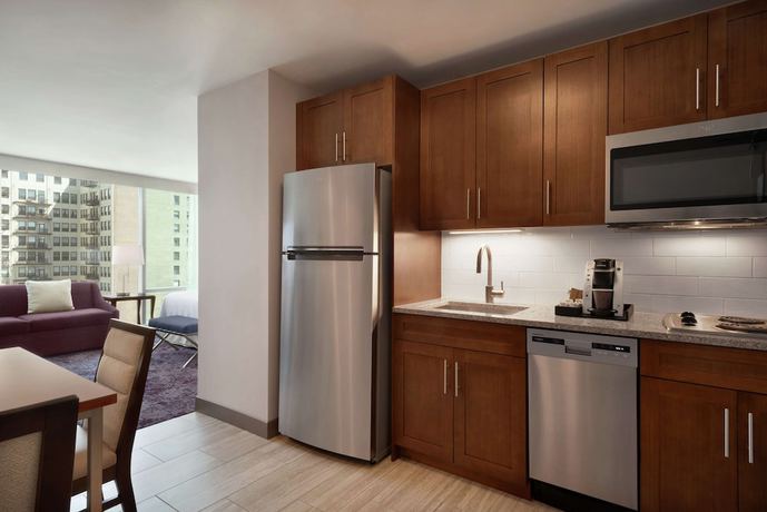 Imagen de la habitación del Hotel Homewood Suites by Hilton Chicago Downtown South Loop. Foto 3