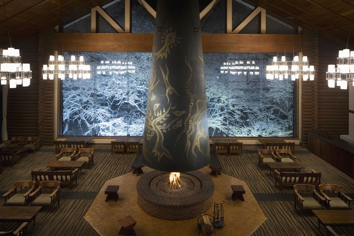 Imagen del bar/restaurante del Hotel Hoshino Resorts Oirase Keiryu. Foto 2