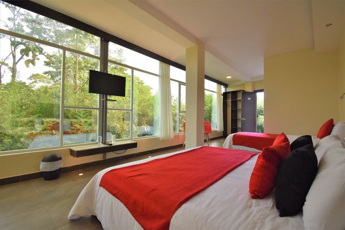 Imagen de la habitación del Hotel Hoster&iacute;a Ecopark. Foto 3