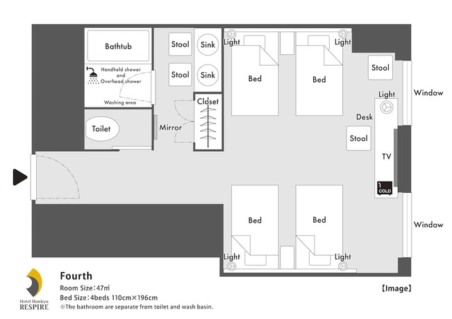 Imagen de la habitación del Hotel Hotel Hankyu RESPIRE OSAKA. Foto 16