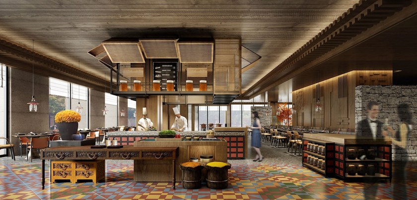 Imagen del bar/restaurante del Hotel Hotel Indigo Jiuzhai, an IHG Hotel. Foto 3