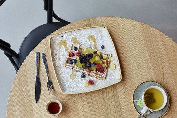 Imagen del bar/restaurante del Hotel Hotel Indigo Vienna – Naschmarkt, an IHG Hotel. Foto 5